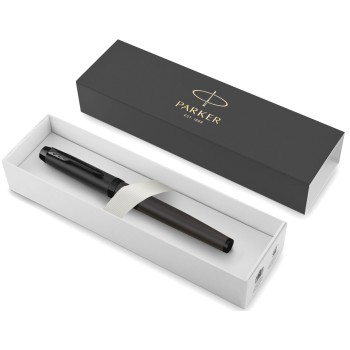 Ручка перьевая Parker IM Achromatic F317, Matt Black BT (Перо F)