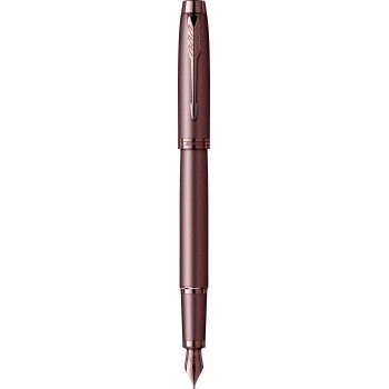 Ручка перьевая Parker IM Monochrome F328, Burgundy PVD (Перо M)