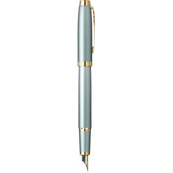 Ручка перьевая Parker IM Rituals F331, Green Gradient GT (Перо F)
