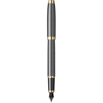 Перьевая ручка Parker IM Premium, Grey Core GT (Перо M)